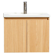 Mueble de baño Porto MDF 45 x 45 x 86 cm Blanco incluye lavamanos de cerámica y desagüe