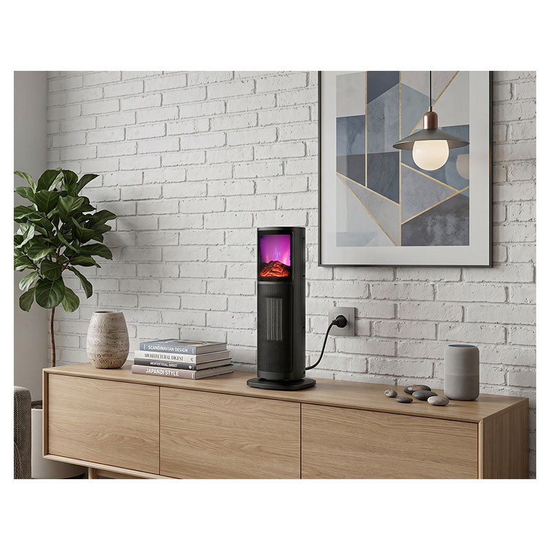 1500 W oscillating electric tower space heater