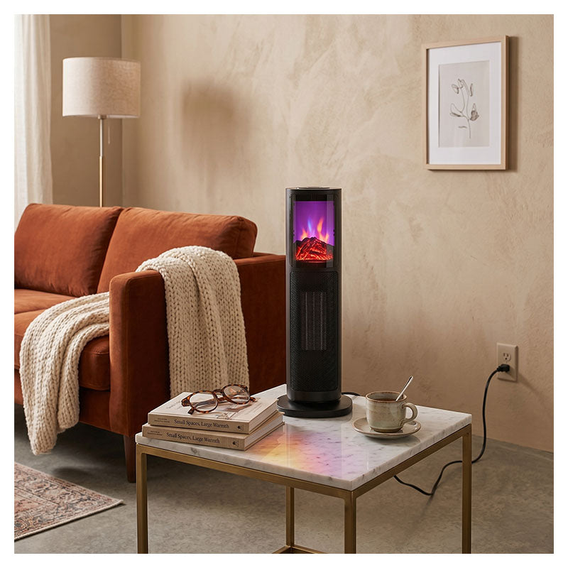 1500 W oscillating electric tower space heater