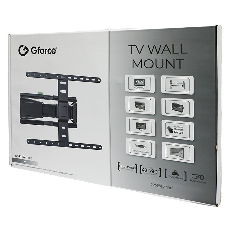 Soporte para TV móvil de 43" a 90" Gfroce capacidad 50 kg