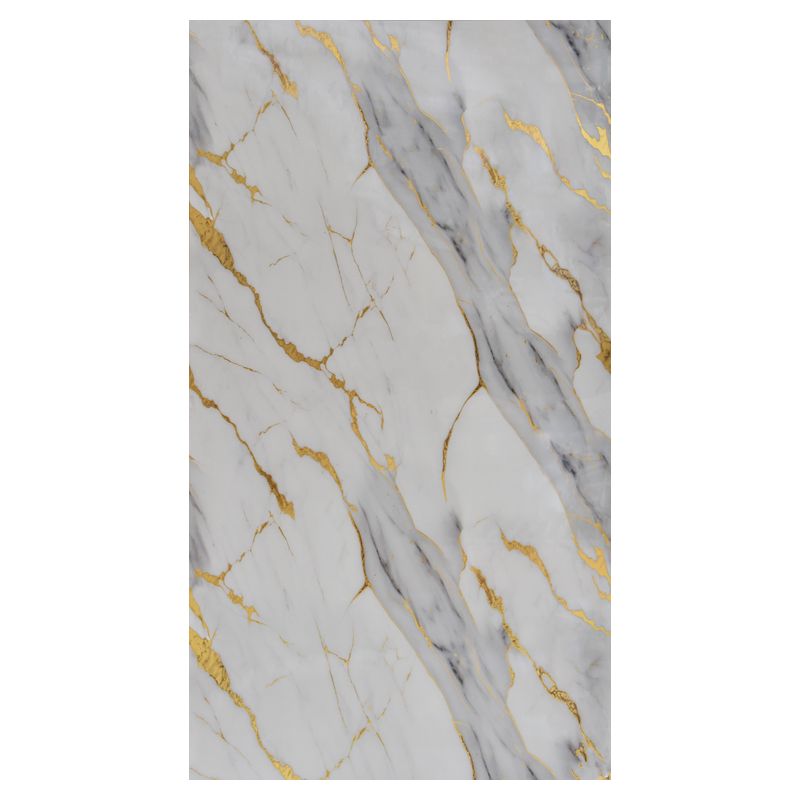 3 mm SPC panel, glossy Calacatta gold, 122 x 244 cm