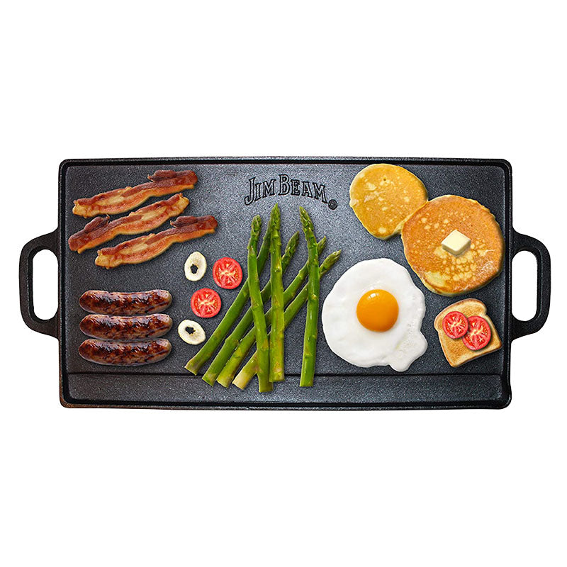Plancha de hierro fundido para parrilla Jim Beam