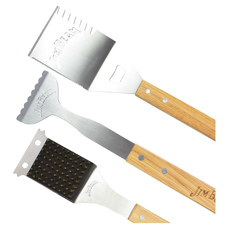 Jim Beam 3-piece BBQ utensil set