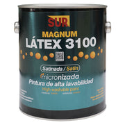 Pintura látex Magnum negro satinado galón