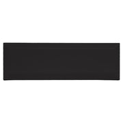 Azulejo cerámico 7 x 21 cm Subway negro 1.10 m² por caja