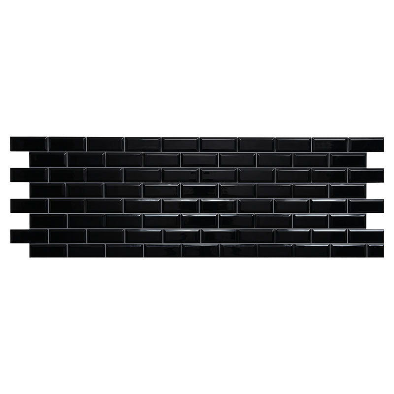 Azulejo cerámico 7 x 21 cm Subway negro 1.10 m² por caja