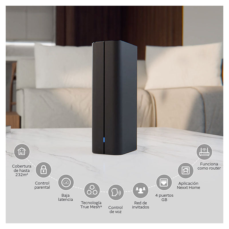 Router inalámbrico sistema Mesh 2PK Nexxt