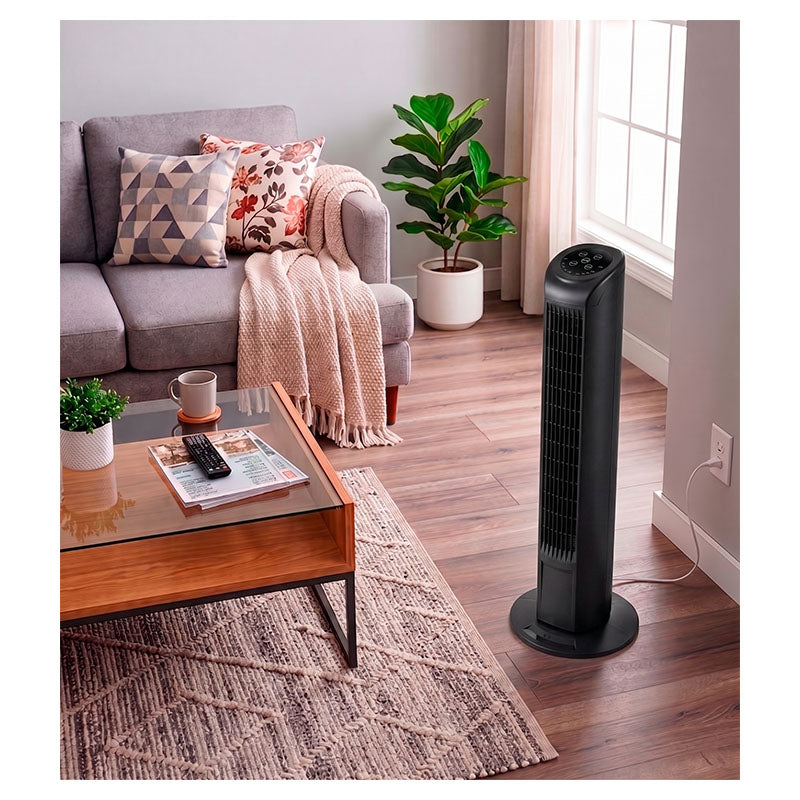 Ventilador torre Basic Living 31" negro