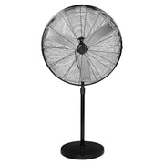 Ventilador industrial pedestal Basic Living 30" negro aluminio