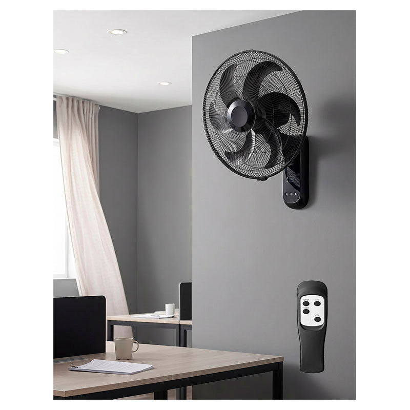 Ventilador Basic Living de pared 18" negro