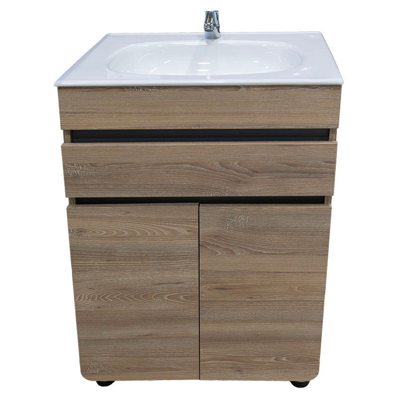 Mueble para lavamanos Aluvia 60 miel incluye lavamanos BC0