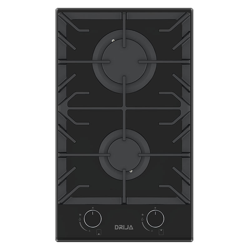 Estufa a gas vidrio templado 2 hornillas 10 x 29.4 x 51 cm Drija