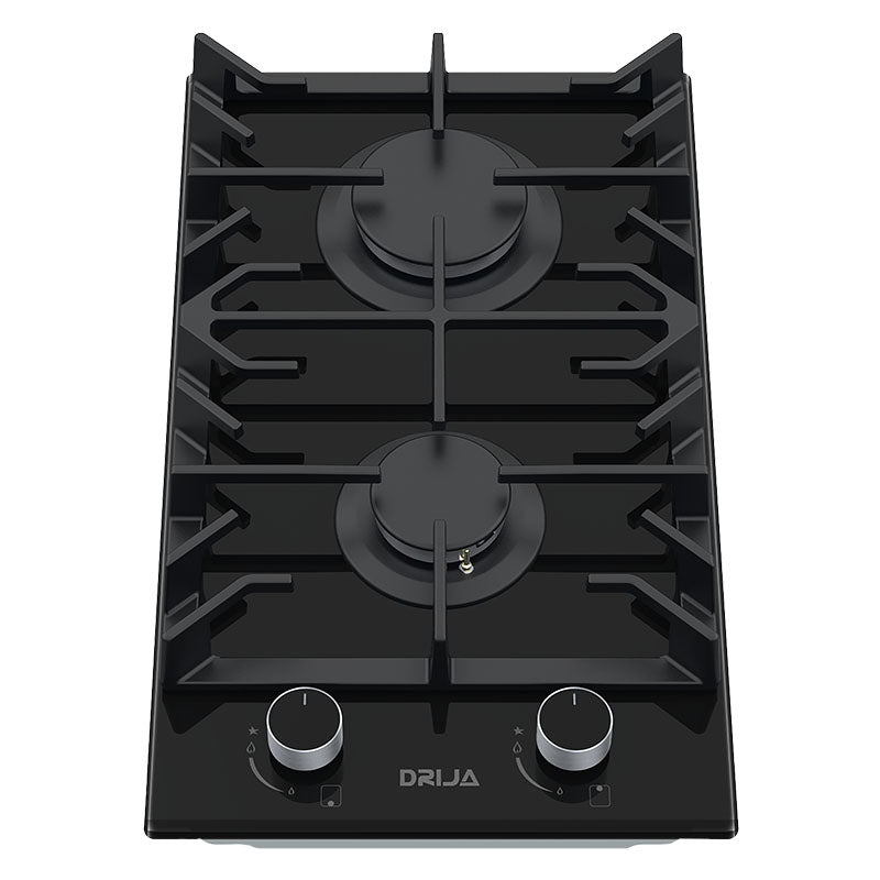 Estufa a gas vidrio templado 2 hornillas 10 x 29.4 x 51 cm Drija