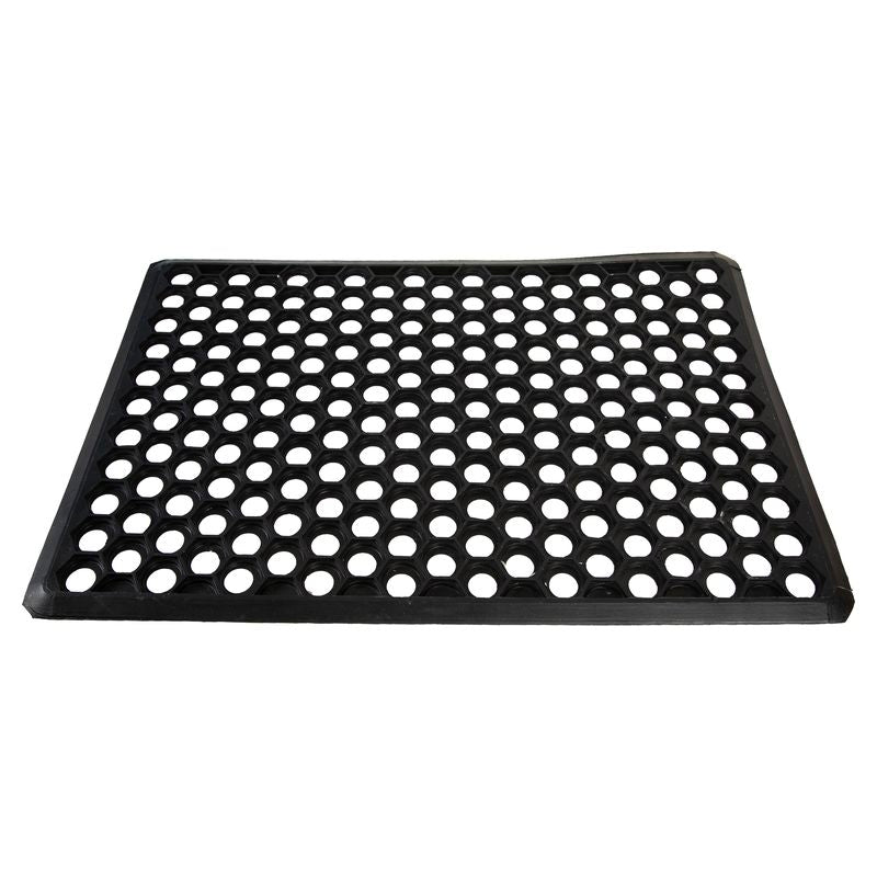 Alfombra agujeros hexagonales de caucho 40 x 60 cm