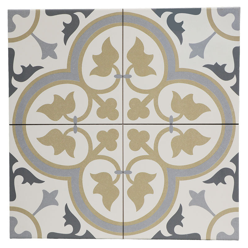 Porcelanato hidráulico 45 x 45 cm Dover beige 1,22 m²