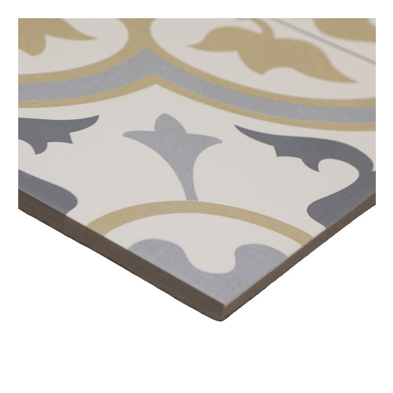 Porcelanato hidráulico 45 x 45 cm Dover beige 1,22 m²
