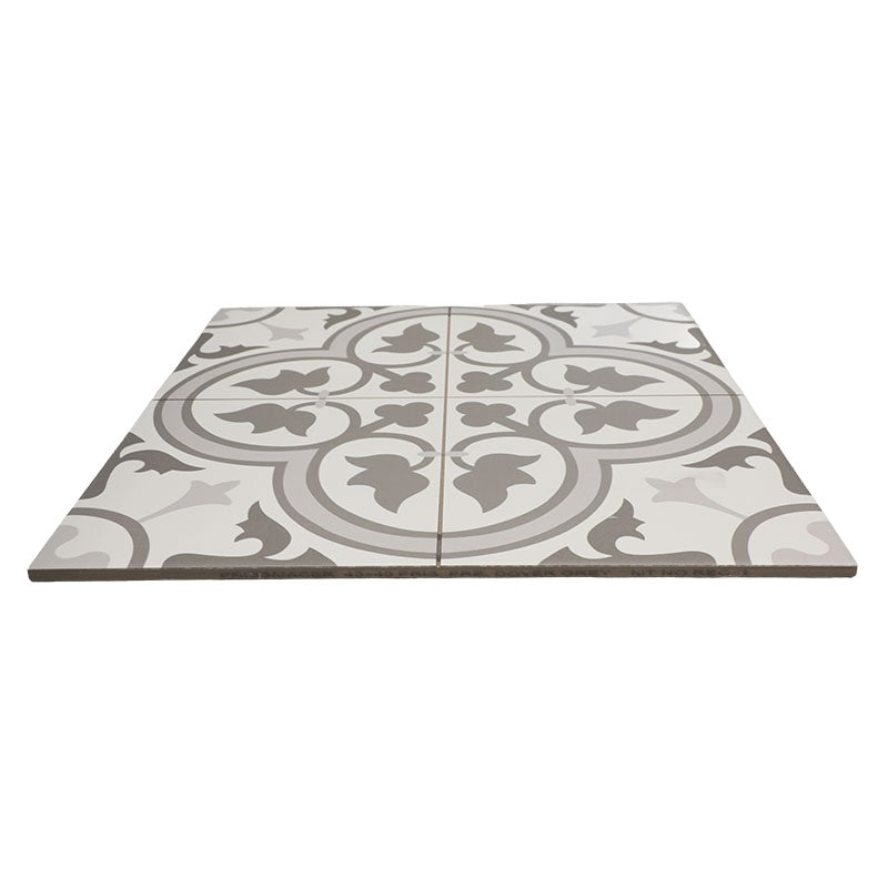 Porcelanato hidráulico 45 x 45 cm Dover gris 1,22 m²