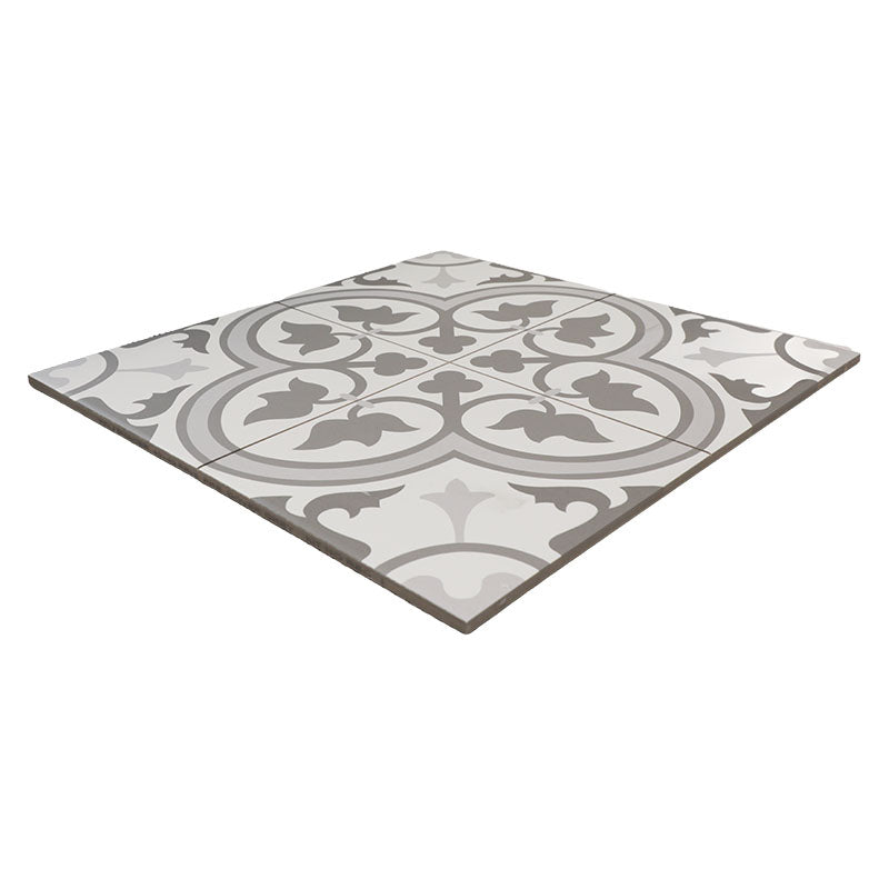 Porcelanato hidráulico 45 x 45 cm Dover gris 1,22 m²