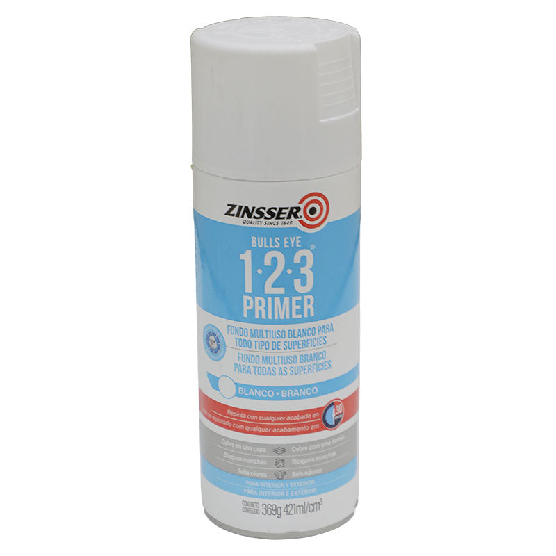 Spray imprimante sellador primer blanco satín 454 g