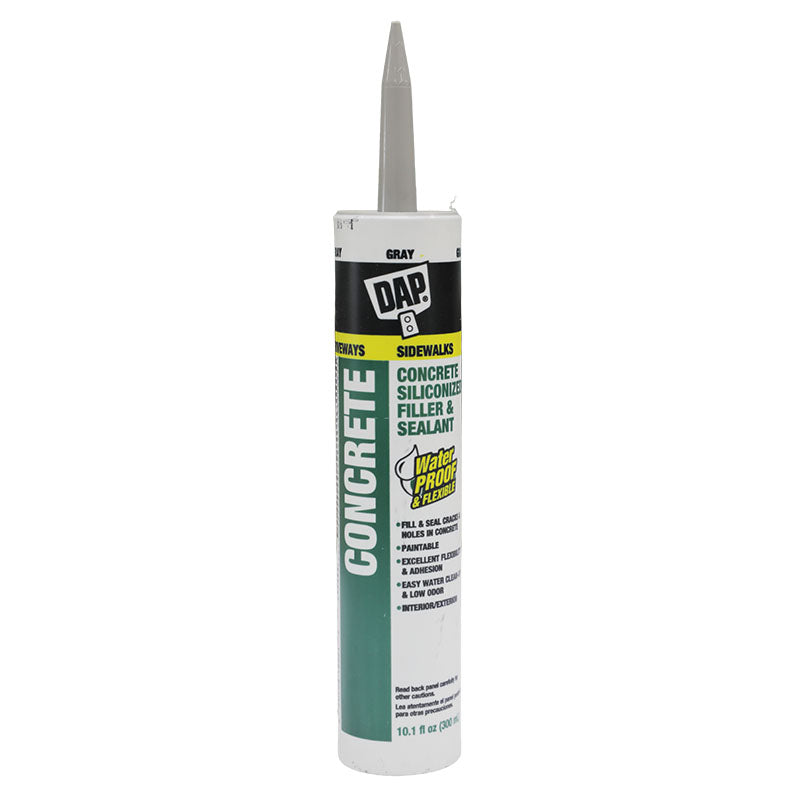 Sellador de silicón Concrete reparador de grietas 300 mL gris pintable