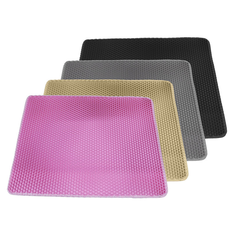 Alfombra para arenero de gato 75 x 55 cm 1 unidad varios colores