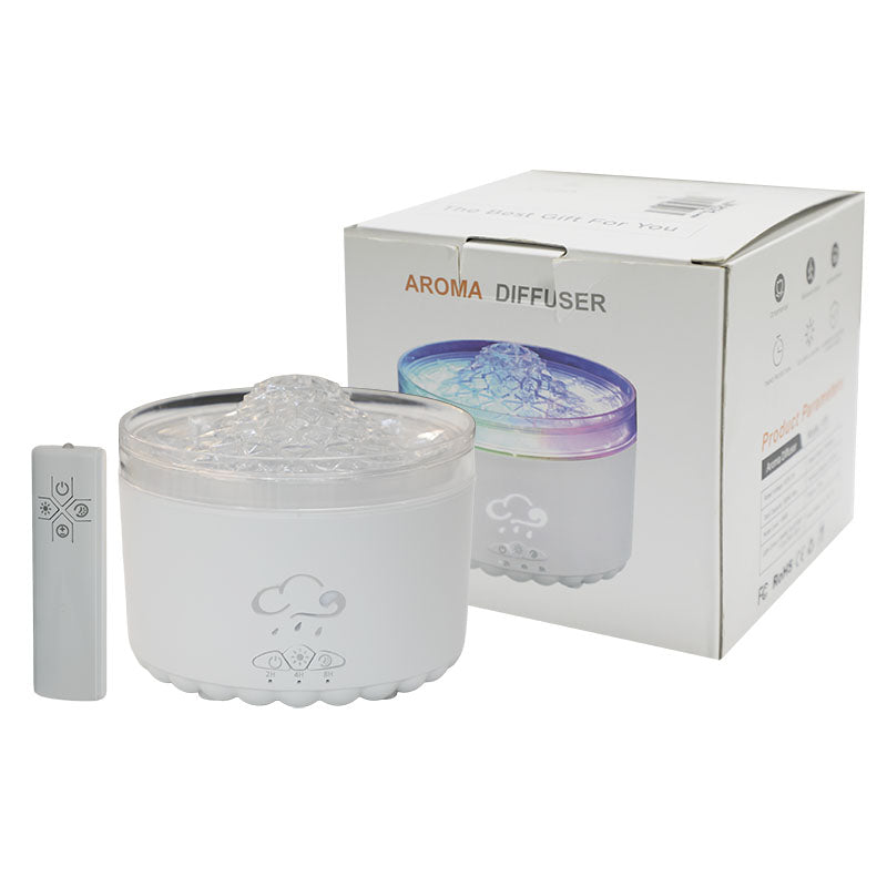Difusor de aromas ultrasónico plástico de 300 ml plástico de conexión por cable USB con temporizador y control remoto