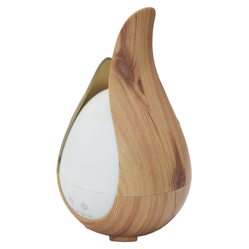 Difusor de aromas plástico color blanco con conexión por cable incluido de 5 V en diseño rectangular compacto con salida de vapor superior