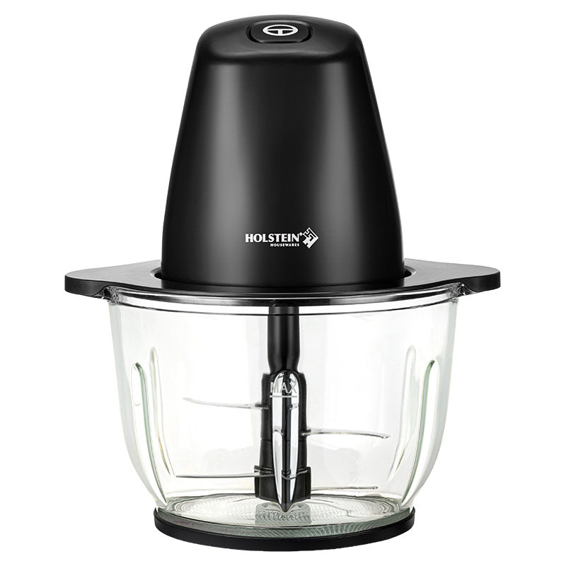 Procesador de alimentos 200 W de 1 velocidad 1,8 L color negro Holstein Housewares