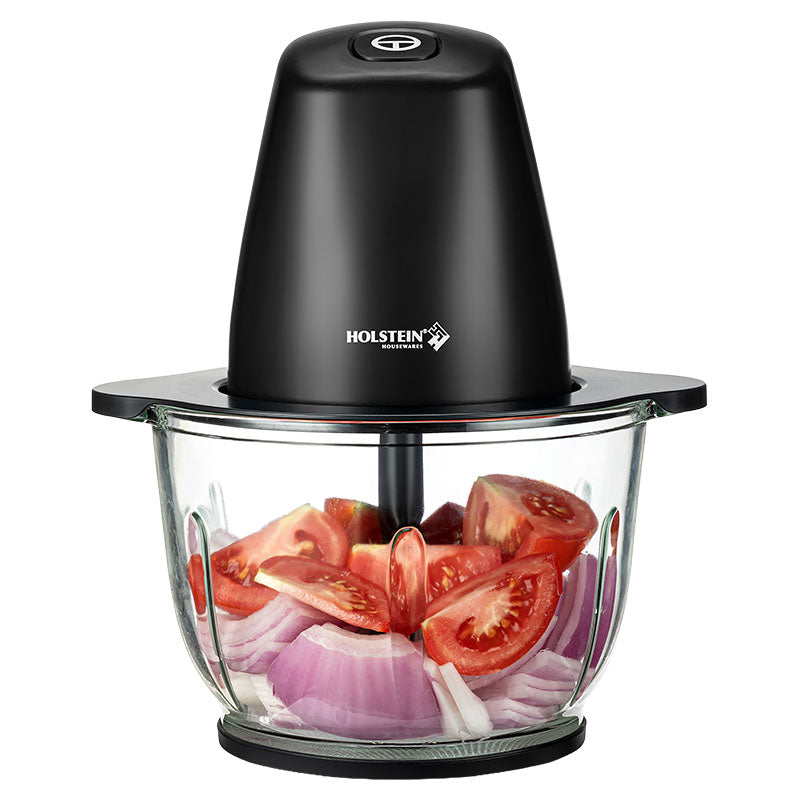 Procesador de alimentos 200 W de 1 velocidad 1,8 L color negro Holstein Housewares