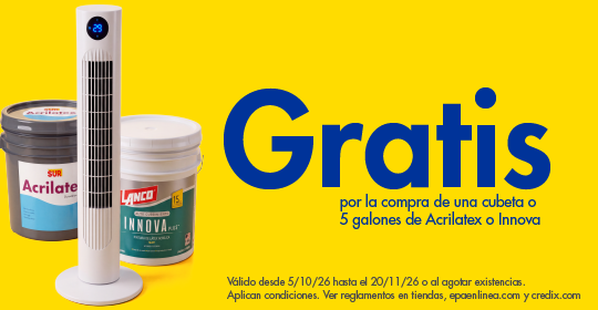 <a href="/es-cr/pages/reintegro-credix" title="¡Aproveche un 20% de reintegro en su primera compra al solicitar su tarjeta Credix!">Pinte su hogar y gane un obsequio</a>