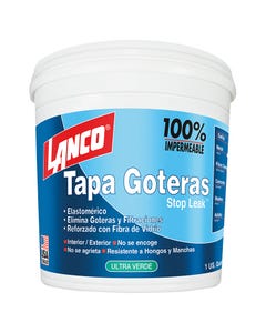 Tapagoteras stop leak verde 1/4 gal