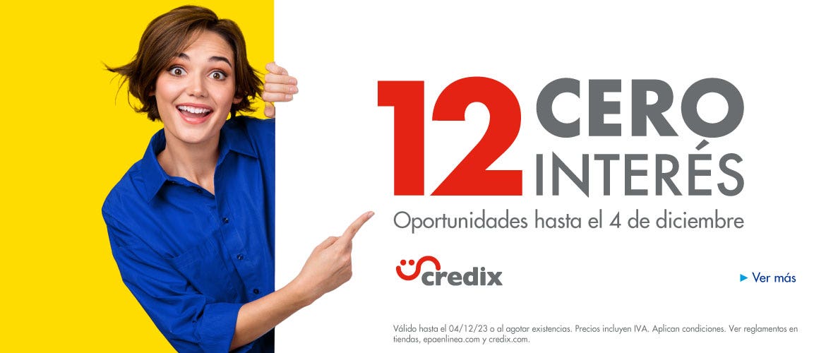 Credix 12 cuotas cero interés l Ferretería EPA