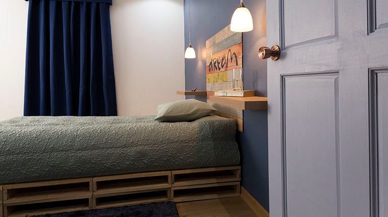 El azul en sus diferentes tonos es una excelente opción para su cuarto | Ferretería EPA