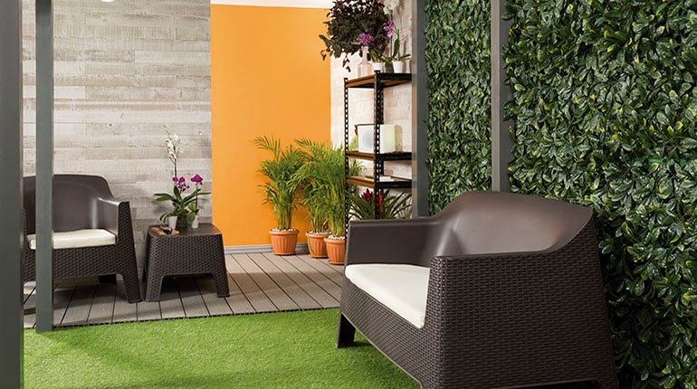 Terraza acogedora